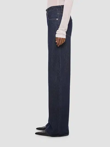 Helmut Lang Women's Saddle Cotton Barrel-Leg Jeans | Thumbnail 6 Helmut Lang Women's Saddle Cotton Barrel-Leg Jeans | Thumbnail 6