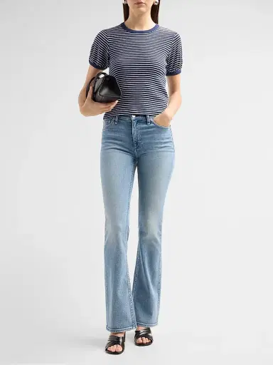 rag & bone Women's Stretch Featherweight Peyton Mid-Rise Flare Bootcut Jeans - Kenny | Thumbnail 2 rag & bone Women's Stretch Featherweight Peyton Mid-Rise Flare Bootcut Jeans - Kenny | Thumbnail 2