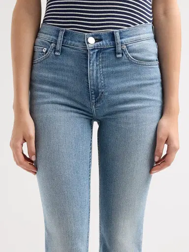 rag & bone Women's Stretch Featherweight Peyton Mid-Rise Flare Bootcut Jeans - Kenny | Thumbnail 5 rag & bone Women's Stretch Featherweight Peyton Mid-Rise Flare Bootcut Jeans - Kenny | Thumbnail 5