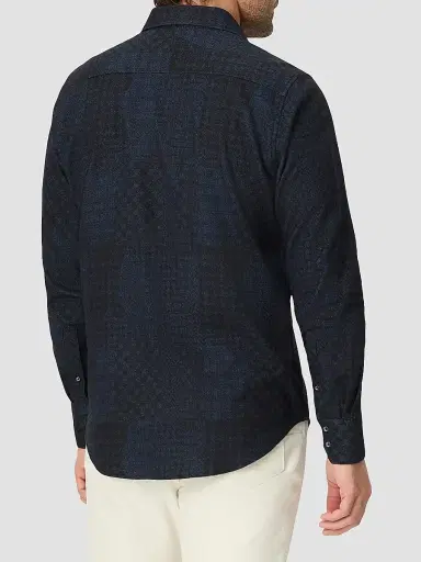 Robert Graham Men's Lawerence Plaid Woven Shirt - Navy | Thumbnail 3 Robert Graham Men's Lawerence Plaid Woven Shirt - Navy | Thumbnail 3