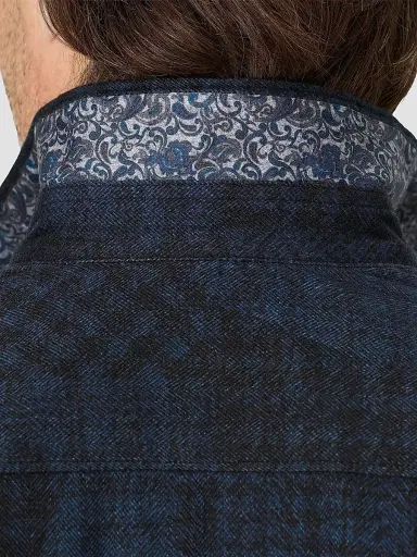 Robert Graham Men's Lawerence Plaid Woven Shirt - Navy | Thumbnail 5 Robert Graham Men's Lawerence Plaid Woven Shirt - Navy | Thumbnail 5
