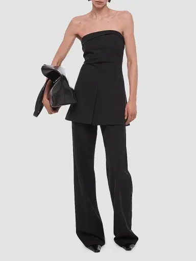 Helmut Lang Women's Sleeveless Blazer Top - Black | Thumbnail 2 Helmut Lang Women's Sleeveless Blazer Top - Black | Thumbnail 2