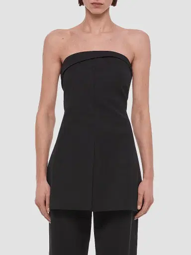 Helmut Lang Women's Sleeveless Blazer Top - Black | Thumbnail 4 Helmut Lang Women's Sleeveless Blazer Top - Black | Thumbnail 4