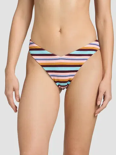 Beach Riot Women's Vanessa V-Shape Swim Bottoms - Paradise Stripe | Thumbnail 3 Beach Riot Women's Vanessa V-Shape Swim Bottoms - Paradise Stripe | Thumbnail 3
