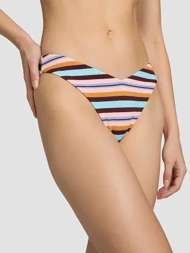 Beach Riot Women's Vanessa V-Shape Swim Bottoms - Paradise Stripe | Thumbnail 6 Beach Riot Women's Vanessa V-Shape Swim Bottoms - Paradise Stripe | Thumbnail 6