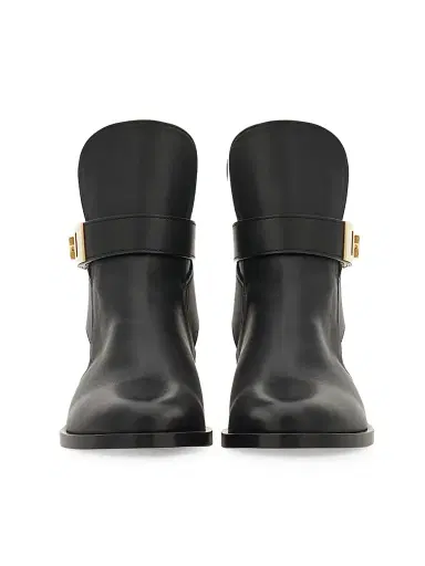 Ferragamo Women's Zanira Leather Ankle Boots - Nero | Thumbnail 4 Ferragamo Women's Zanira Leather Ankle Boots - Nero | Thumbnail 4