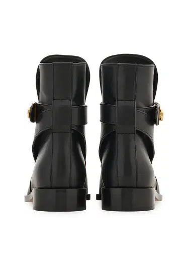 Ferragamo Women's Zanira Leather Ankle Boots - Nero | Thumbnail 5 Ferragamo Women's Zanira Leather Ankle Boots - Nero | Thumbnail 5