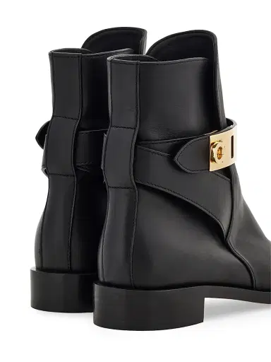 Ferragamo Women's Zanira Leather Ankle Boots - Nero | Thumbnail 7 Ferragamo Women's Zanira Leather Ankle Boots - Nero | Thumbnail 7