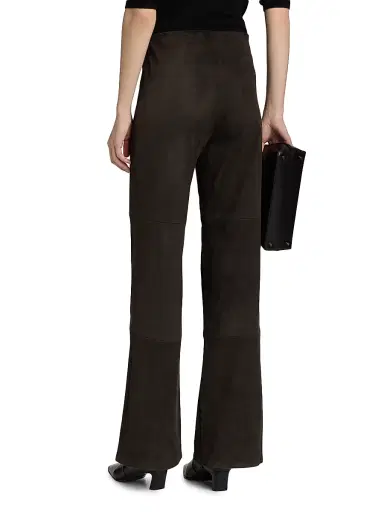 ARMA Women's Karina Suede High-Rise Wide-Leg Pants | Thumbnail 5 ARMA Women's Karina Suede High-Rise Wide-Leg Pants | Thumbnail 5