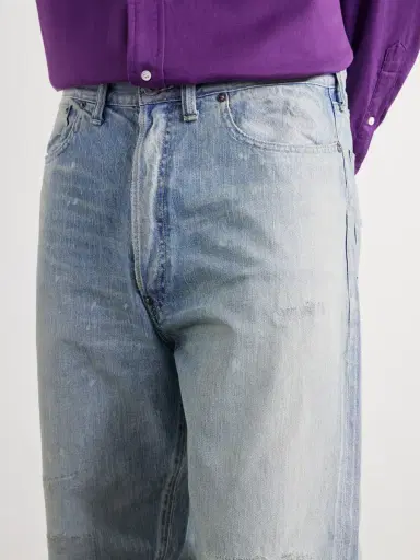 A.PRESSE No. 37 Wide-Leg Distressed Jeans - Men | Thumbnail 5 A.PRESSE No. 37 Wide-Leg Distressed Jeans - Men | Thumbnail 5