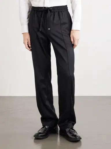 Dolce & Gabbana Sartoriale Straight-Leg Pleated Wool-Blend Trousers - Men | Thumbnail 3 Dolce & Gabbana Sartoriale Straight-Leg Pleated Wool-Blend Trousers - Men | Thumbnail 3