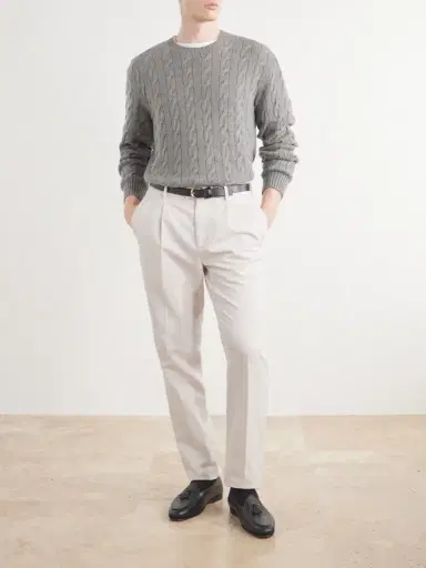 Ralph Lauren Purple Label Cashmere Cable-Knit Sweater - Men | Thumbnail 2 Ralph Lauren Purple Label Cashmere Cable-Knit Sweater - Men | Thumbnail 2