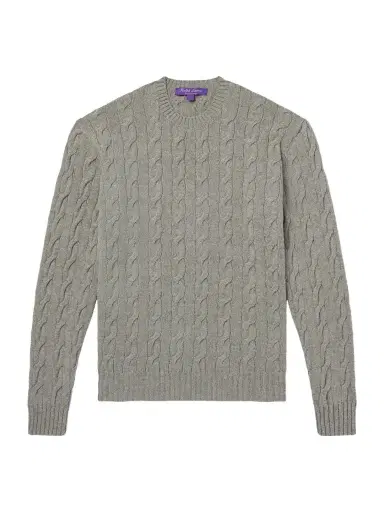 Ralph Lauren Purple Label Cashmere Cable-Knit Sweater - Men | Thumbnail 1 Ralph Lauren Purple Label Cashmere Cable-Knit Sweater - Men | Thumbnail 1