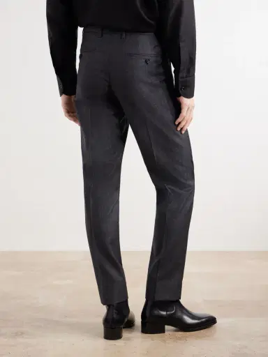 Dolce & Gabbana Straight-Leg Pleated Pinstriped Virgin Wool Trousers - Men | Thumbnail 4 Dolce & Gabbana Straight-Leg Pleated Pinstriped Virgin Wool Trousers - Men | Thumbnail 4