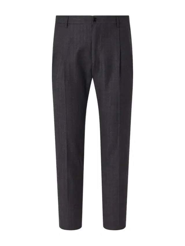Straight-Leg Pleated Pinstriped Virgin Wool Trousers - Men Straight-Leg Pleated Pinstriped Virgin Wool Trousers - Men