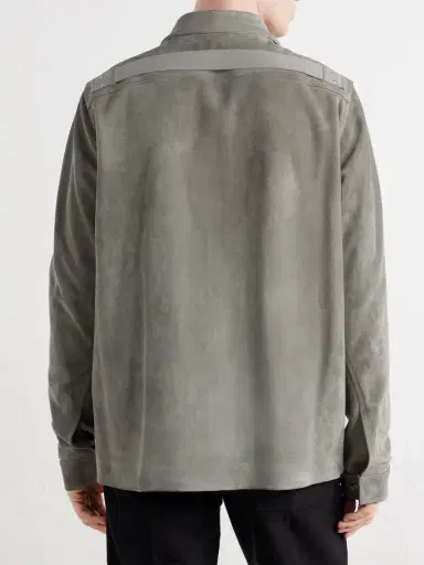 Rick Owens Brad Suede Jacket - Men | Thumbnail 4 Rick Owens Brad Suede Jacket - Men | Thumbnail 4