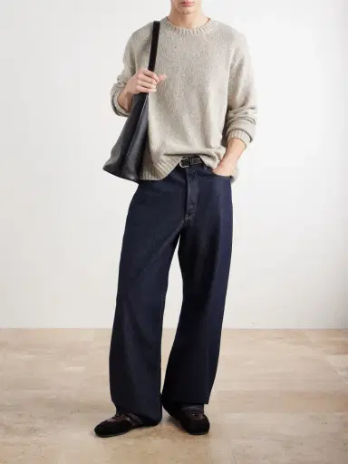 Folk Chain Mélange Wool-Blend Sweater - Men | Thumbnail 2 Folk Chain Mélange Wool-Blend Sweater - Men | Thumbnail 2