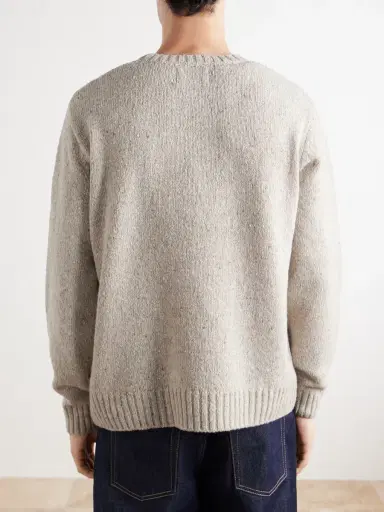 Folk Chain Mélange Wool-Blend Sweater - Men | Thumbnail 4 Folk Chain Mélange Wool-Blend Sweater - Men | Thumbnail 4