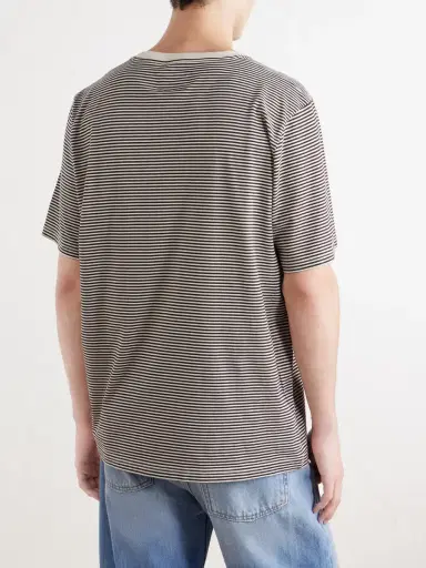 Folk Striped Cotton-Jersey T-Shirt - Men | Thumbnail 4 Folk Striped Cotton-Jersey T-Shirt - Men | Thumbnail 4