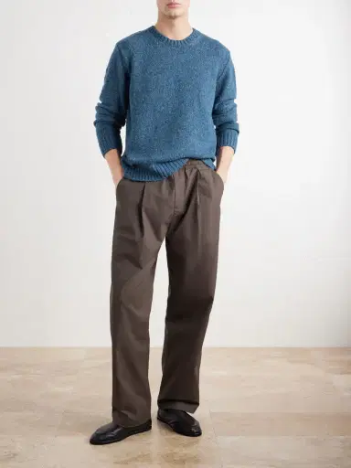 Folk Straight-Leg Pleated Cotton-Blend Ripstop Trousers - Men | Thumbnail 2 Folk Straight-Leg Pleated Cotton-Blend Ripstop Trousers - Men | Thumbnail 2