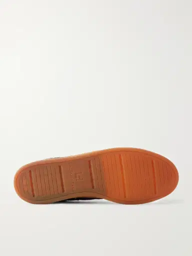 Officine Creative Militia 002 Suede-Trimmed Calf Hair Snakers - Men | Thumbnail 3 Officine Creative Militia 002 Suede-Trimmed Calf Hair Snakers - Men | Thumbnail 3
