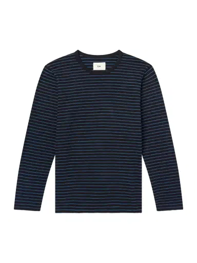 Folk Striped Cotton T-Shirt - Men | Thumbnail 1 Folk Striped Cotton T-Shirt - Men | Thumbnail 1