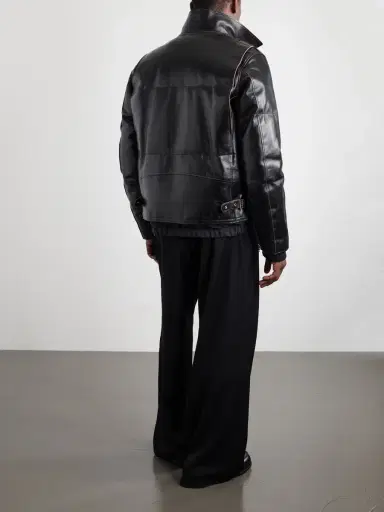 Sacai Leather Down Jacket - Men | Thumbnail 4 Sacai Leather Down Jacket - Men | Thumbnail 4