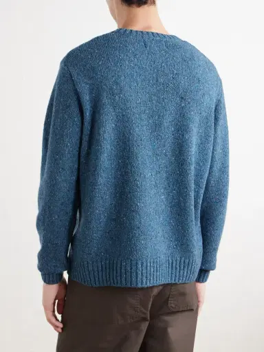 Folk Chain Mélange Wool-Blend Sweater - Men | Thumbnail 4 Folk Chain Mélange Wool-Blend Sweater - Men | Thumbnail 4