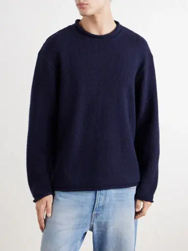 Folk Slouch Wool-Blend Sweater - Men | Thumbnail 3 Folk Slouch Wool-Blend Sweater - Men | Thumbnail 3