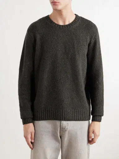Folk Chain Mélange Wool-Blend Sweater - Men | Thumbnail 3 Folk Chain Mélange Wool-Blend Sweater - Men | Thumbnail 3
