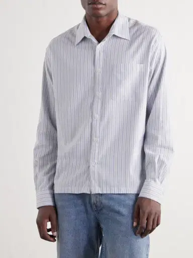 NN07 Deon Herringbone Organic Cotton Shirt - Men | Thumbnail 3 NN07 Deon Herringbone Organic Cotton Shirt - Men | Thumbnail 3