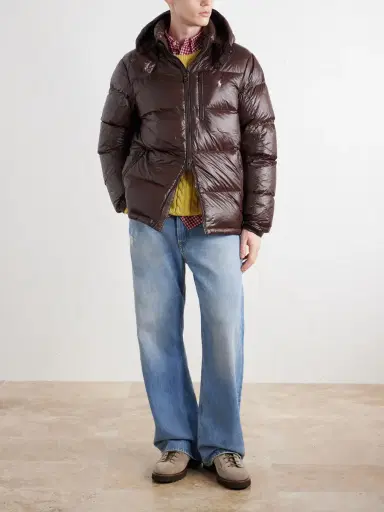 Polo Ralph Lauren Logo-Embroidered Quilted Recycled-Shell Hooded Down Jacket - Men | Thumbnail 2 Polo Ralph Lauren Logo-Embroidered Quilted Recycled-Shell Hooded Down Jacket - Men | Thumbnail 2