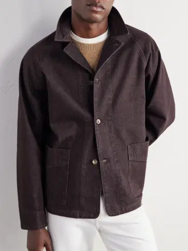 NN07 Aiko Organic Denim Blouson Jacket - Men | Thumbnail 5 NN07 Aiko Organic Denim Blouson Jacket - Men | Thumbnail 5
