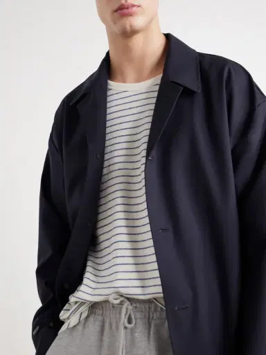 Folk Striped Cotton T-Shirt - Men | Thumbnail 5 Folk Striped Cotton T-Shirt - Men | Thumbnail 5