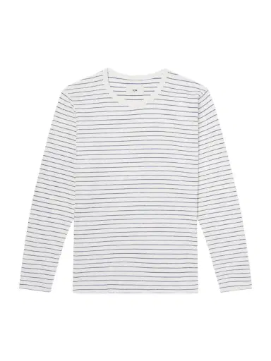 Folk Striped Cotton T-Shirt - Men | Thumbnail 1 Folk Striped Cotton T-Shirt - Men | Thumbnail 1