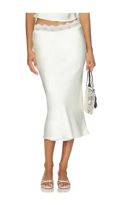 MORE TO COME Rowan Lace Midi Skirt | Thumbnail 1 MORE TO COME Rowan Lace Midi Skirt | Thumbnail 1