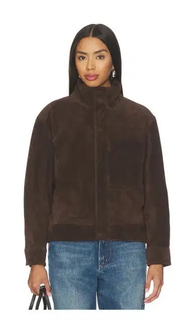 NILI LOTAN Cirque Suede Jacket | Thumbnail 2 NILI LOTAN Cirque Suede Jacket | Thumbnail 2