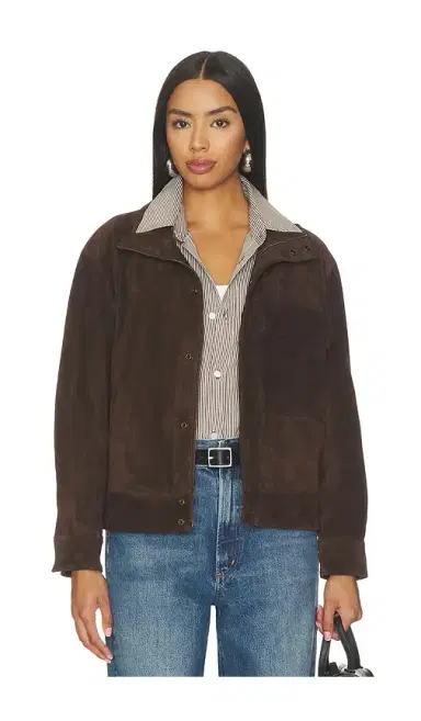 NILI LOTAN Cirque Suede Jacket | Thumbnail 1 NILI LOTAN Cirque Suede Jacket | Thumbnail 1