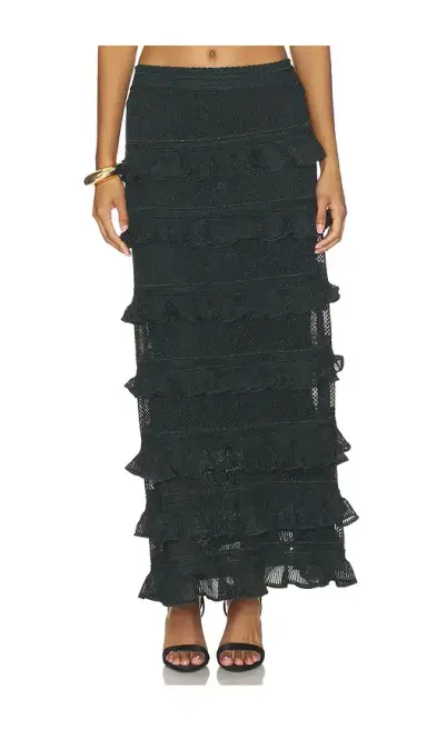 Zimmermann Valiant Frill Maxi Skirt | Thumbnail 1 Zimmermann Valiant Frill Maxi Skirt | Thumbnail 1