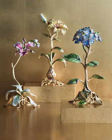 Jay Strongwater Nori Hydrangea Objet | Thumbnail 2 Jay Strongwater Nori Hydrangea Objet | Thumbnail 2