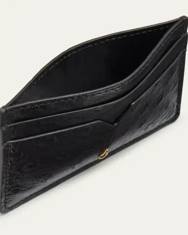 Jacques Marie Mage Men's Theodore Ostrich Card Case | Thumbnail 3 Jacques Marie Mage Men's Theodore Ostrich Card Case | Thumbnail 3