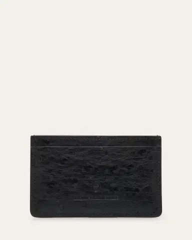 Jacques Marie Mage Men's Theodore Ostrich Card Case | Thumbnail 4 Jacques Marie Mage Men's Theodore Ostrich Card Case | Thumbnail 4