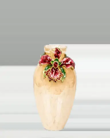 Jay Strongwater Audra Orchid Mini 5" Vase | Thumbnail 2 Jay Strongwater Audra Orchid Mini 5" Vase | Thumbnail 2