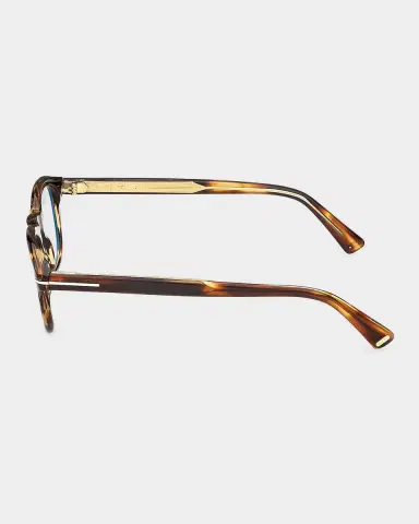 Tom Ford Men's T-Logo Acetate Round Eyeglasses | Thumbnail 4 Tom Ford Men's T-Logo Acetate Round Eyeglasses | Thumbnail 4
