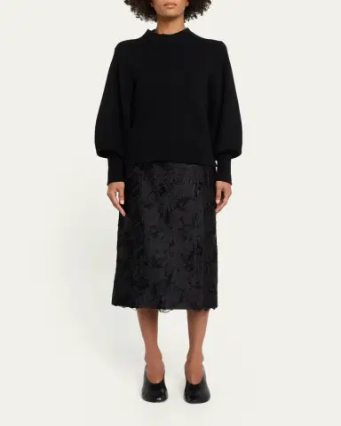 Proenza Schouler Dalma Chrysanthemum Jacquard Skirt | Thumbnail 2 Proenza Schouler Dalma Chrysanthemum Jacquard Skirt | Thumbnail 2