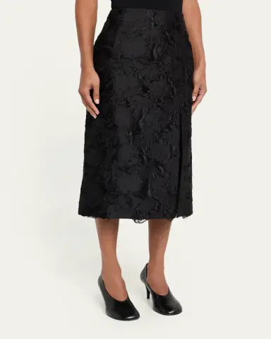 Proenza Schouler Dalma Chrysanthemum Jacquard Skirt | Thumbnail 4 Proenza Schouler Dalma Chrysanthemum Jacquard Skirt | Thumbnail 4