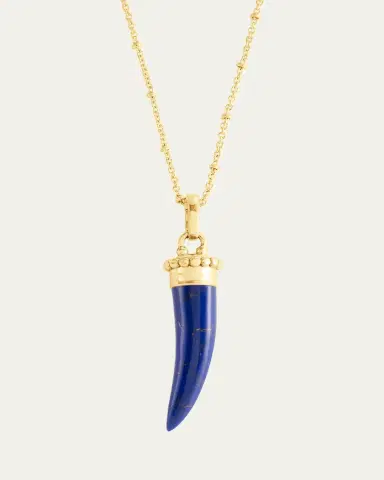 Anabel Aram Jewelry Forza Stone Horn Charm, Lapis Lazuli | Thumbnail 2 Anabel Aram Jewelry Forza Stone Horn Charm, Lapis Lazuli | Thumbnail 2