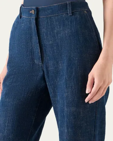 Akris punto Celia Denim Winter Pants | Thumbnail 5 Akris punto Celia Denim Winter Pants | Thumbnail 5