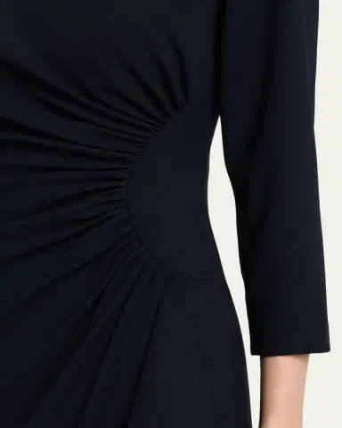 Rickie Freeman for Teri Jon Beaded Draped Crepe Dress | Thumbnail 5 Rickie Freeman for Teri Jon Beaded Draped Crepe Dress | Thumbnail 5