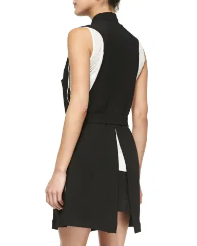 Rickie Freeman for Teri Jon Beaded Draped Crepe Dress | Thumbnail 6 Rickie Freeman for Teri Jon Beaded Draped Crepe Dress | Thumbnail 6